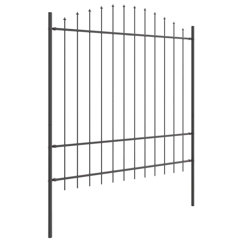 Zahradní Plot Woerden 8 Ks 170 X 215 Cm Práškově Lakovaná Ocel