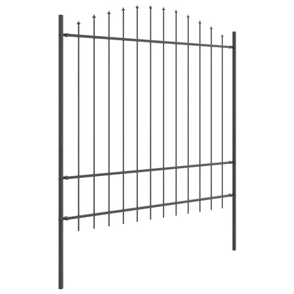 Zahradní Plot Woerden 8 Ks 170 X 215 Cm Práškově Lakovaná Ocel