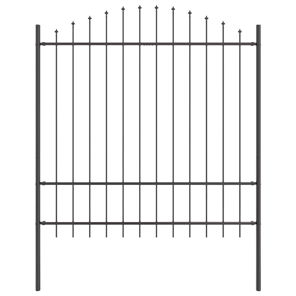 Zahradní Plot Woerden 8 Ks 170 X 215 Cm Práškově Lakovaná Ocel