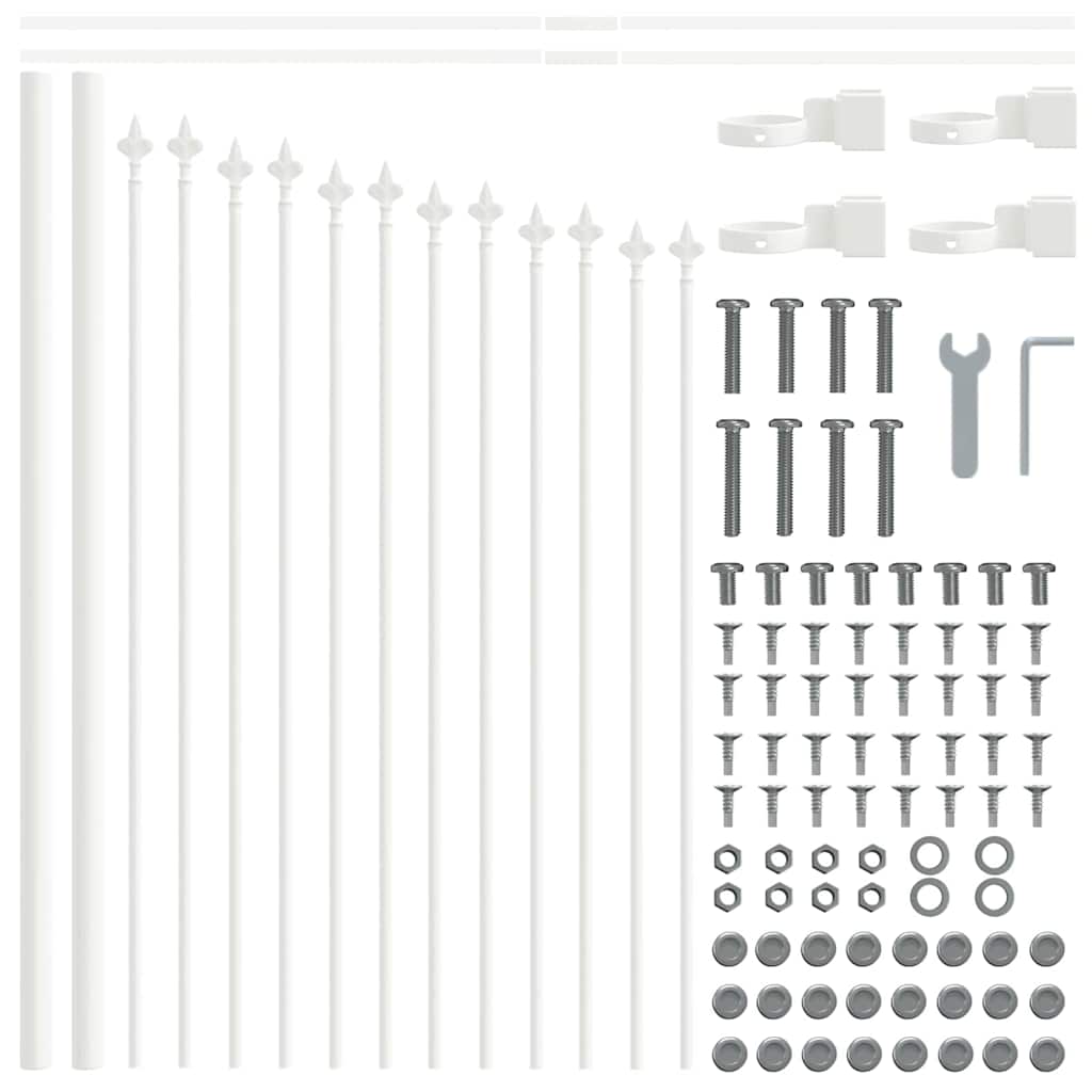 Zahradní Plot Woerden 2 Ks 170 X 115 Cm Práškově Lakovaná Ocel
