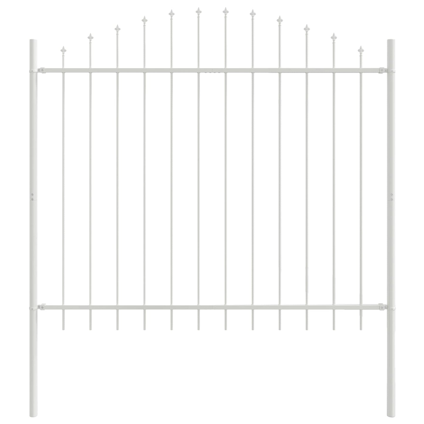 Zahradní Plot Woerden 4 Ks 170 X 165 Cm Práškově Lakovaná Ocel
