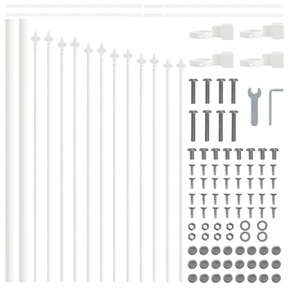 Zahradní Plot Woerden 5 Ks 170 X 115 Cm Práškově Lakovaná Ocel