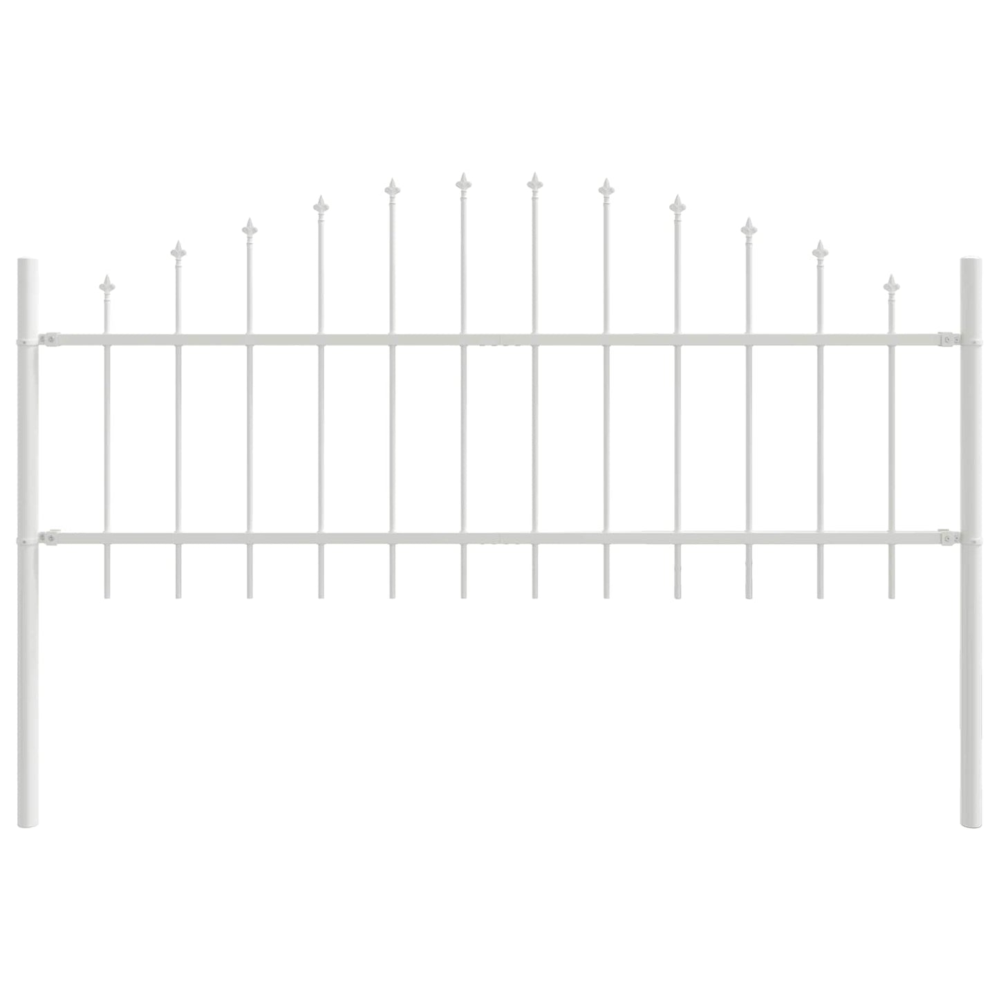 Zahradní Plot Woerden 6 Ks 170 X 115 Cm Práškově Lakovaná Ocel