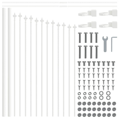 Zahradní Plot Woerden 7 Ks 170 X 115 Cm Práškově Lakovaná Ocel