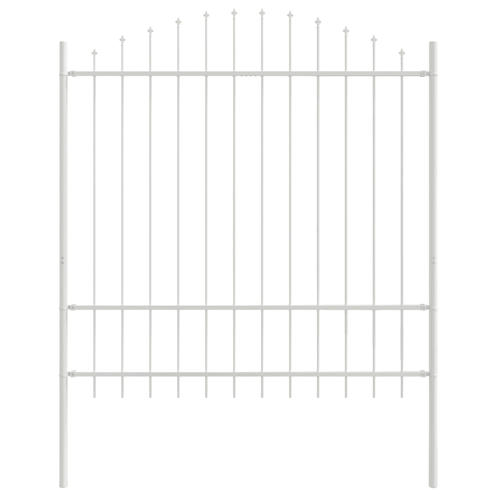 Zahradní Plot Woerden 7 Ks 170 X 215 Cm Práškově Lakovaná Ocel