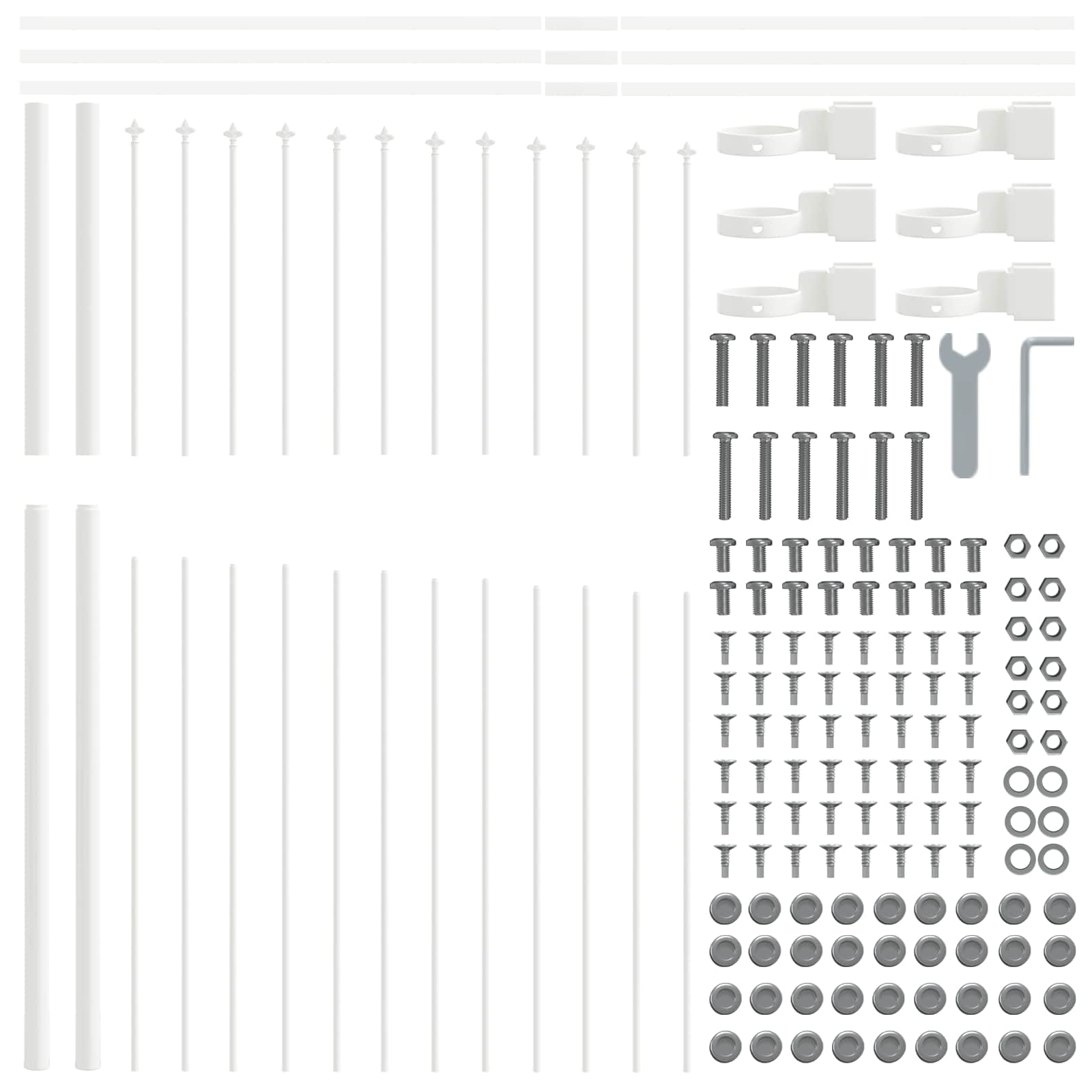 Zahradní Plot Woerden 7 Ks 170 X 215 Cm Práškově Lakovaná Ocel