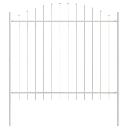 Zahradní Plot Woerden 8 Ks 170 X 165 Cm Práškově Lakovaná Ocel