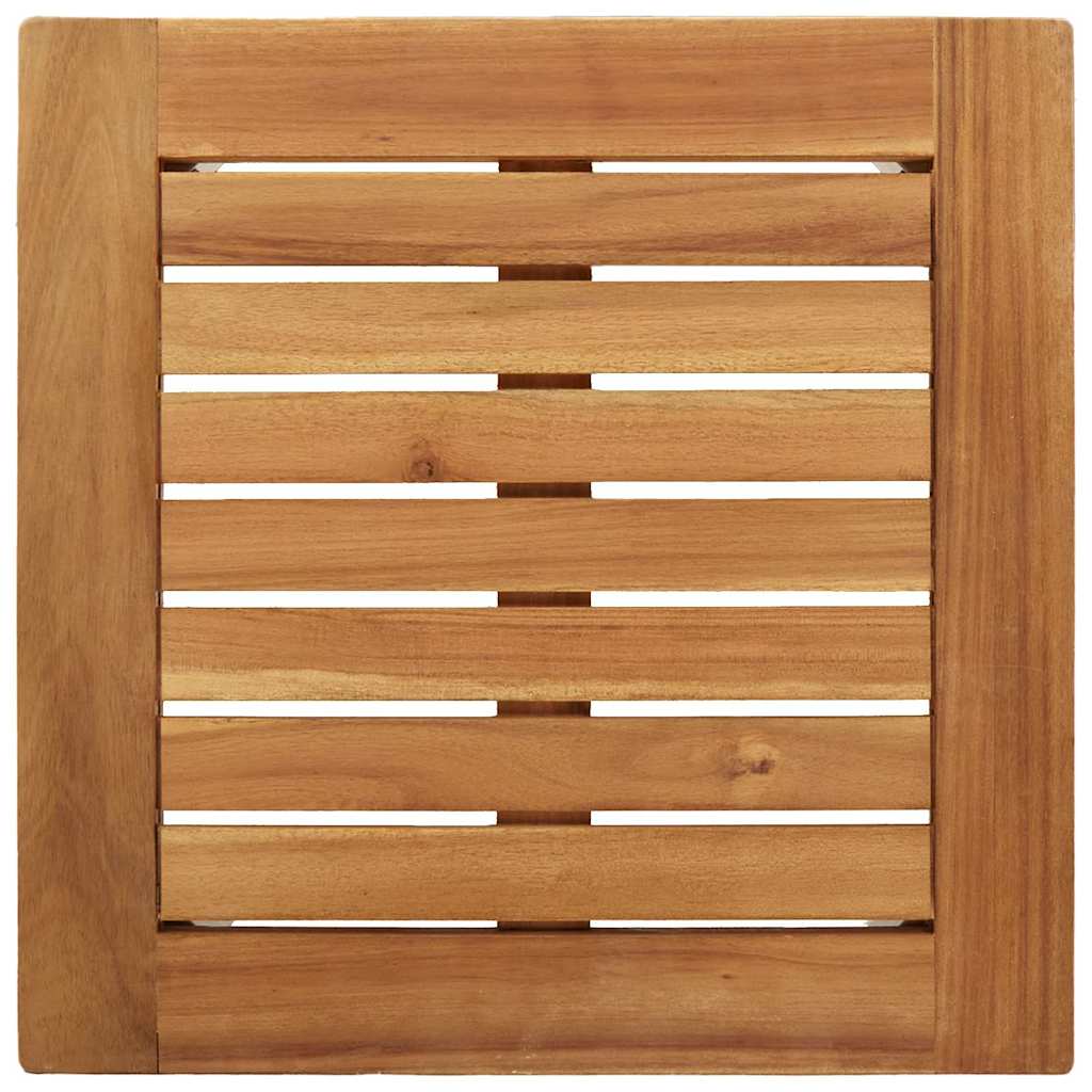 Slunečník 3 Ks Masivní Akáciové Dřevo A Nerezová Ocel Hnědá