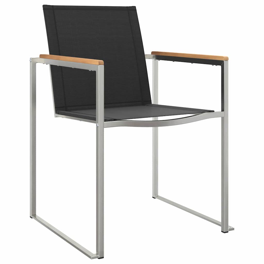 Zahradní Jídelní Souprava 3 Ks Hnědá A Černá