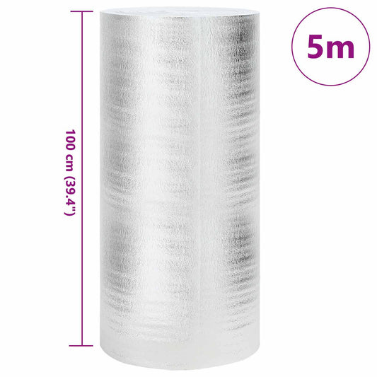 Reflexní Fólie Za Radiátor Stříbrná 5 X 1 M Polyethylen