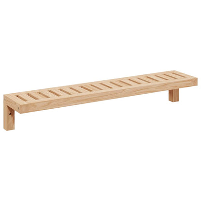 Závěsný Regál Na Zeď Nástěnný Přírodní 62 X 10 X 12,5 Cm