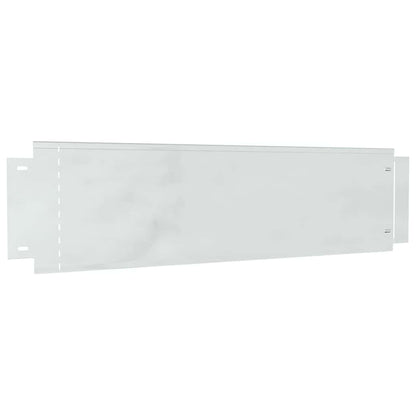 Obrubníky Trávníku 20 Ks 100 X 25 X 0,07 Cm Pozinkovaná Ocel
