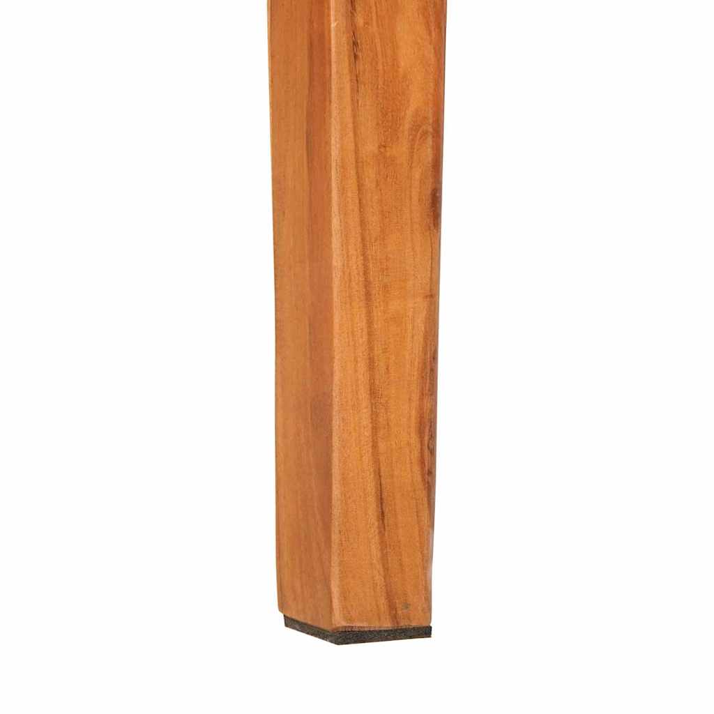 Konzolový Stolek Hnědá 110 X 30 X 80 Cm Masivní Akátové Dřevo