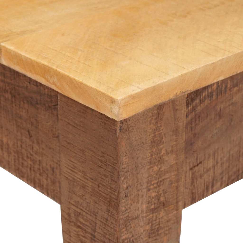 Konferenční Stolek Hnědá 110 X 55 X 40 Cm Masivní Mangové Dřevo