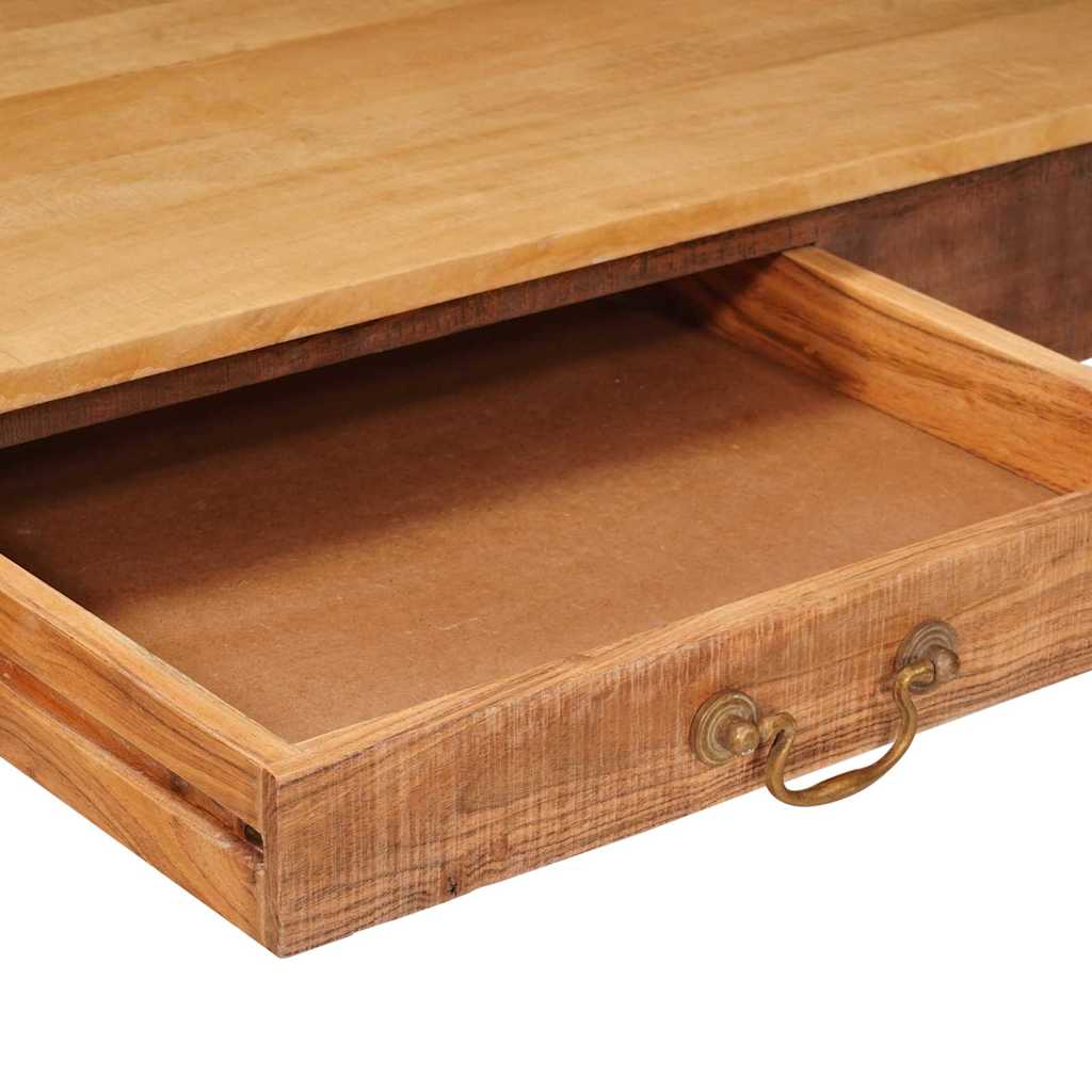 Konferenční Stolek Hnědá 110 X 55 X 40 Cm Masivní Mangové Dřevo