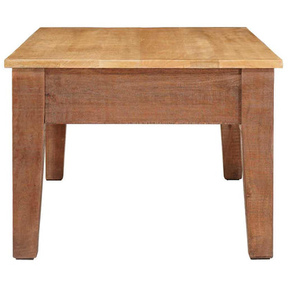 Konferenční Stolek Hnědá 110 X 55 X 40 Cm Masivní Mangové Dřevo