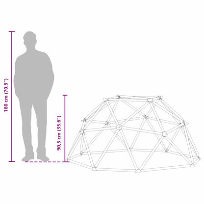Dětská Horolezecká Kopule Modrá 6Ft Bez Skluzavky Ocel