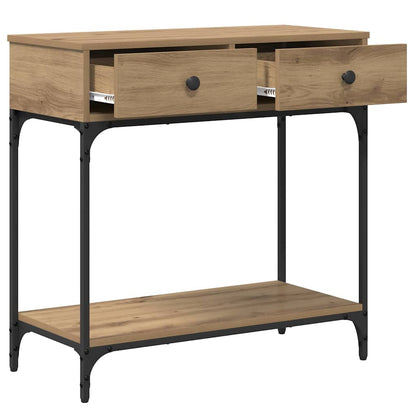 Konzolový Stolek Dub Artisan 75 X 34,5 X 75 Cm Kompozitní Dřevo