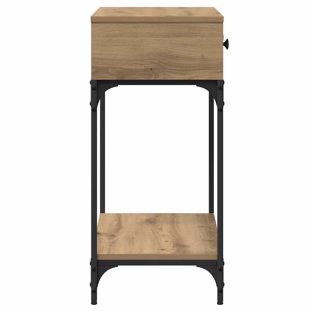 Konzolový Stolek Dub Artisan 75 X 34,5 X 75 Cm Kompozitní Dřevo