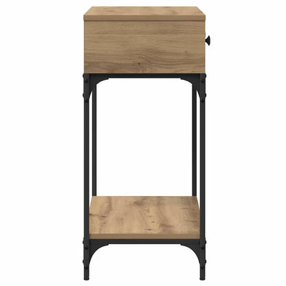 Konzolový Stolek Dub Artisan 75 X 34,5 X 75 Cm Kompozitní Dřevo