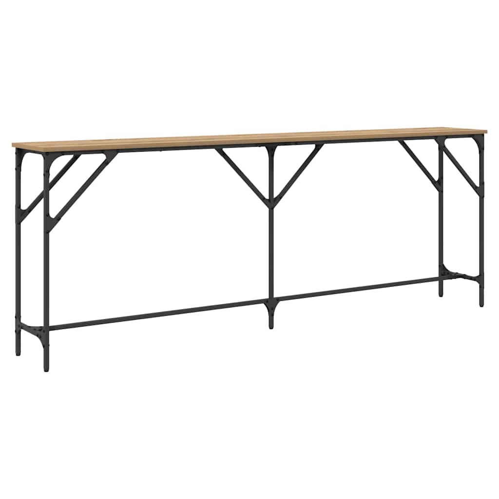Konzolový Stolek Dub Artisan 200 X 29 X 75 Cm