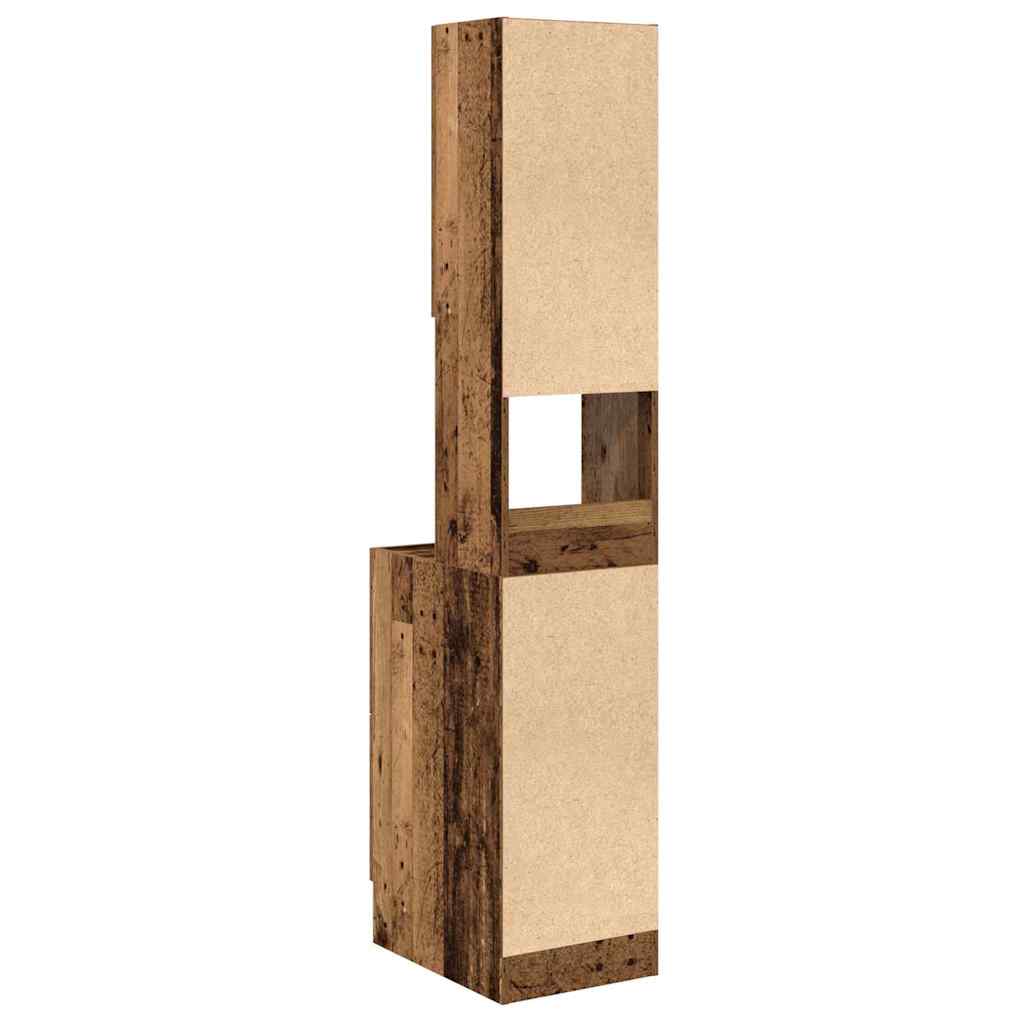 Kuchyňský Bufet Se Zásuvkou Staré Dřevo 32 X 50 X 180 Cm