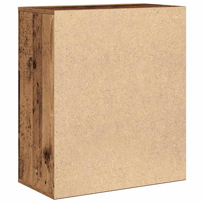 Servírovací Skříň Staré Dřevo 60 X 31 X 70 Cm Kompozitní Dřevo