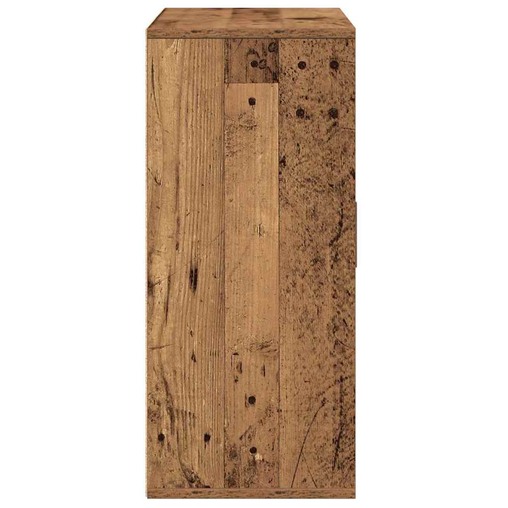 Servírovací Skříň Staré Dřevo 60 X 31 X 70 Cm Kompozitní Dřevo