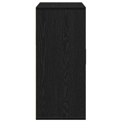 Servírovací Skříň Černý Dub 60 X 31 X 70 Cm Kompozitní Dřevo