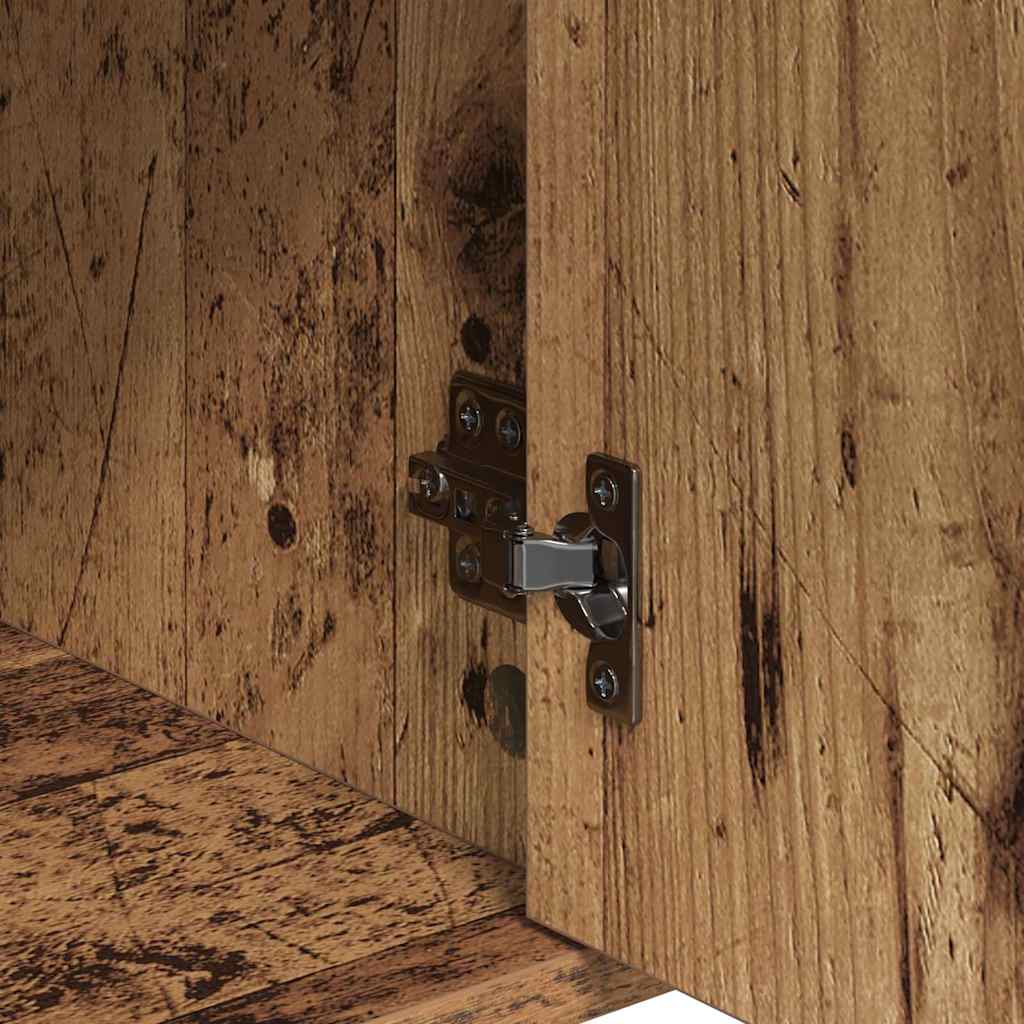 Servírovací Skříň Staré Dřevo 60 X 31 X 70 Cm Kompozitní Dřevo
