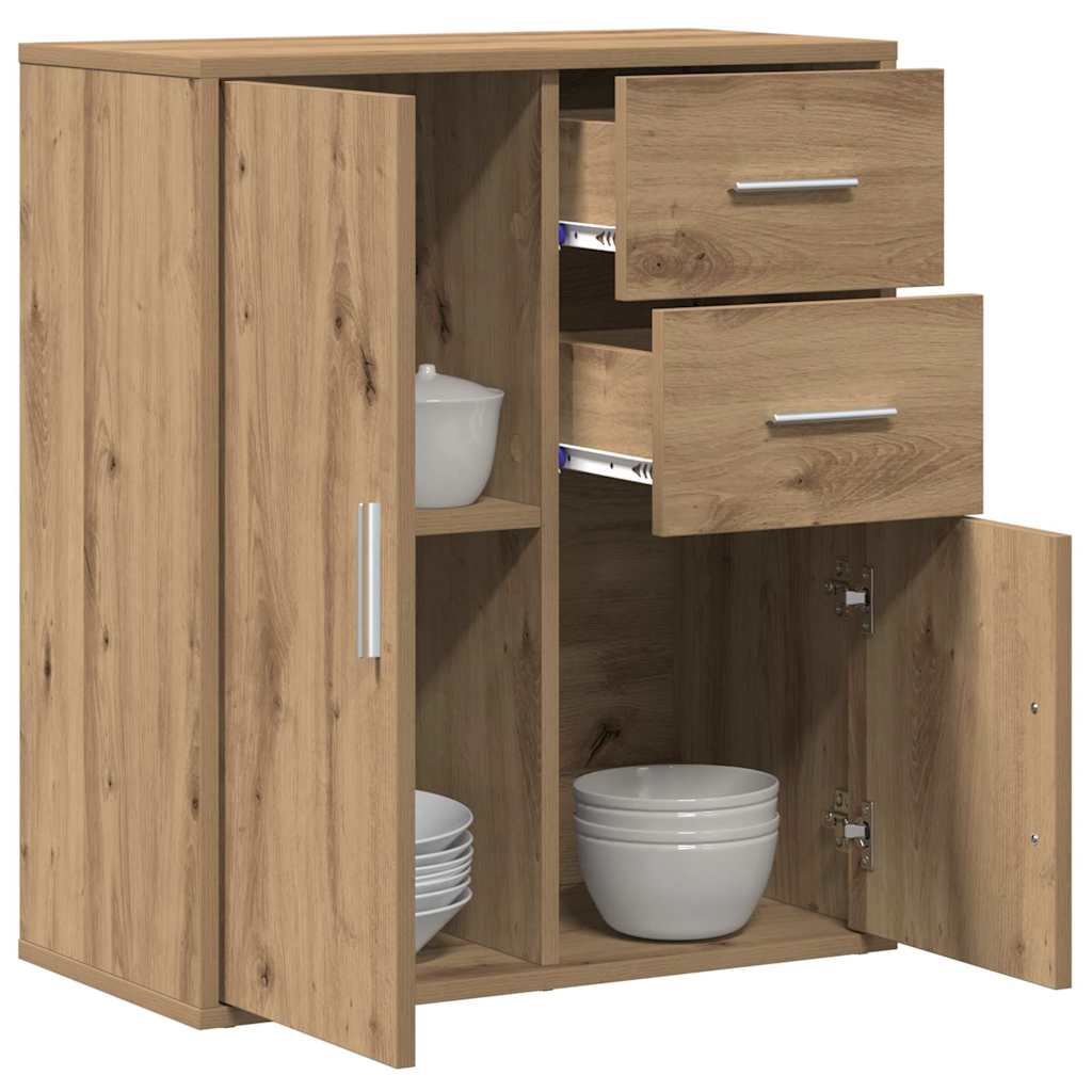 Servírovací Skříň Artisanový Dub 60 X 31 X 70 Cm