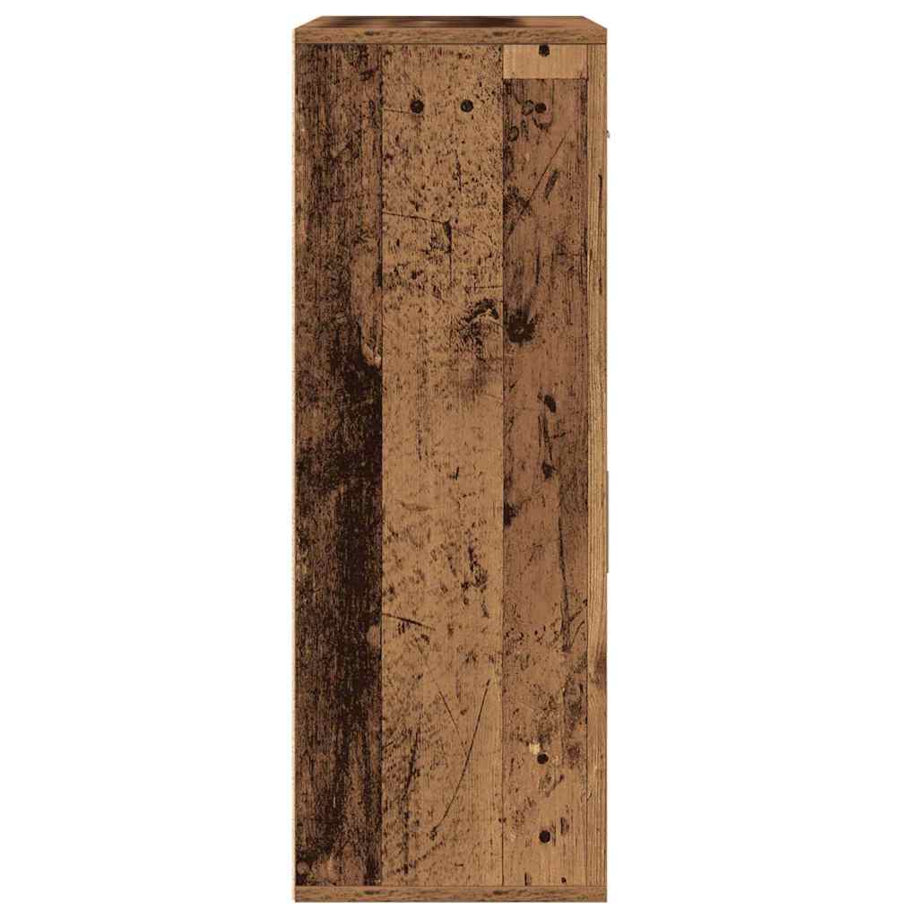Servírovací Skříň Staré Dřevo 60 X 30 X 84 Cm Kompozitní Dřevo