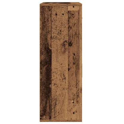 Servírovací Skříň Staré Dřevo 60 X 30 X 84 Cm Kompozitní Dřevo