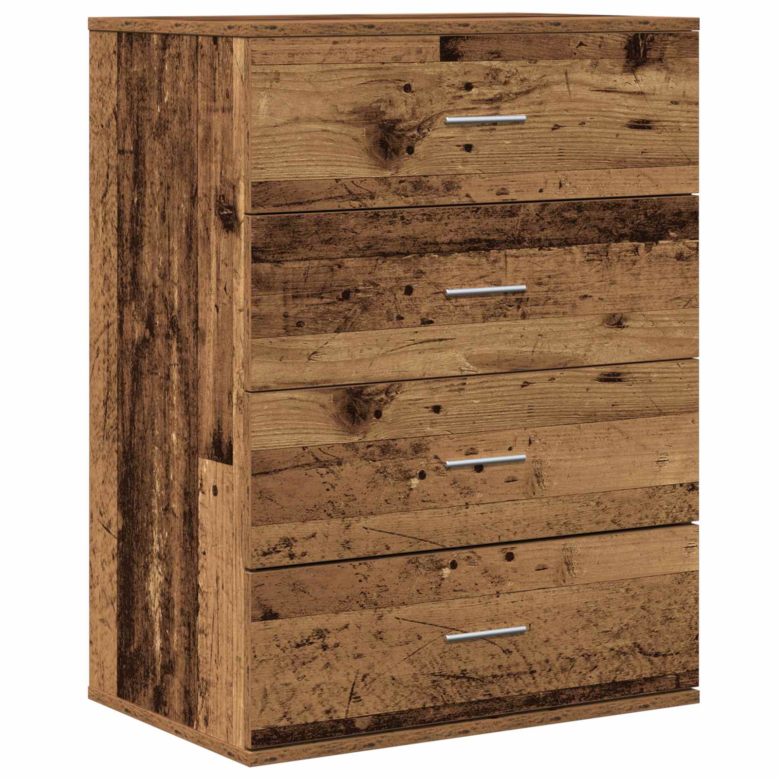 Servírovací Skříň Staré Dřevo 60 X 39 X 80 Cm Kompozitní Dřevo