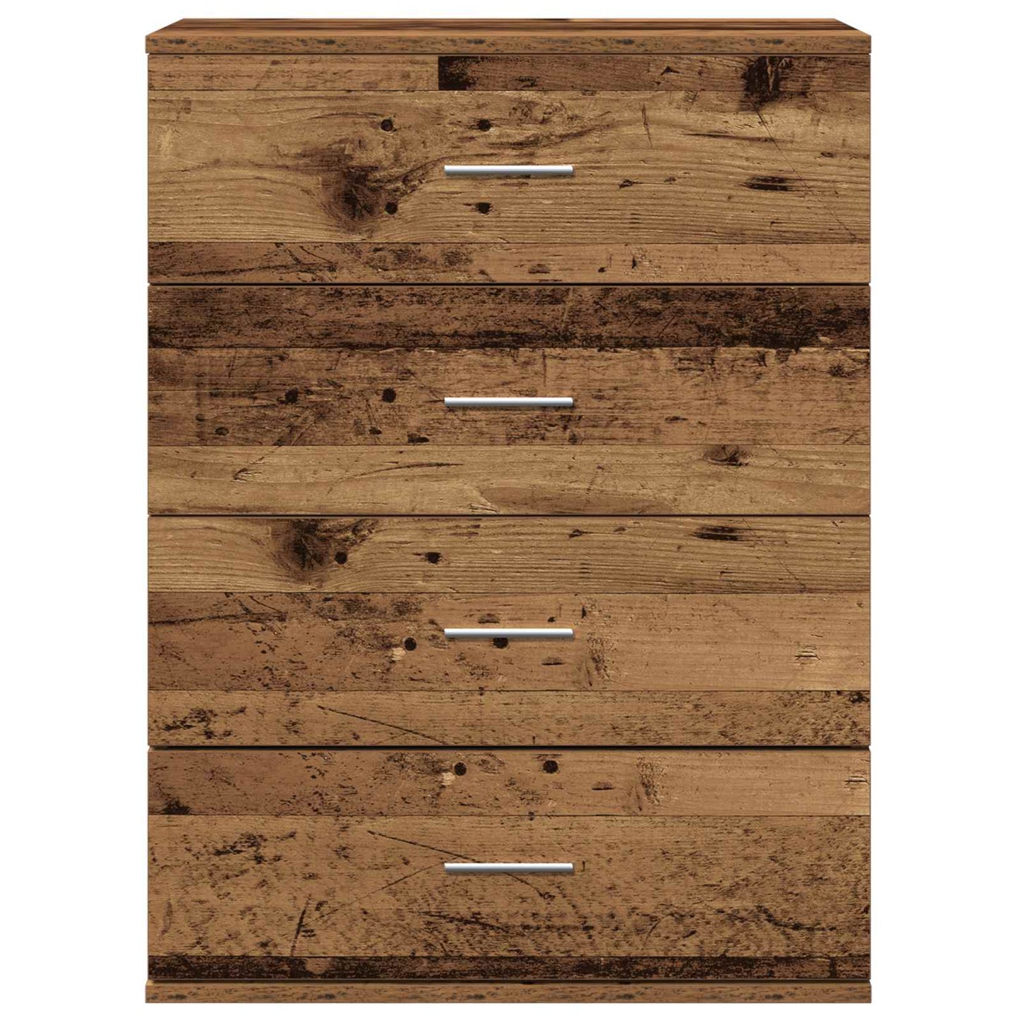 Servírovací Skříň Staré Dřevo 60 X 39 X 80 Cm Kompozitní Dřevo