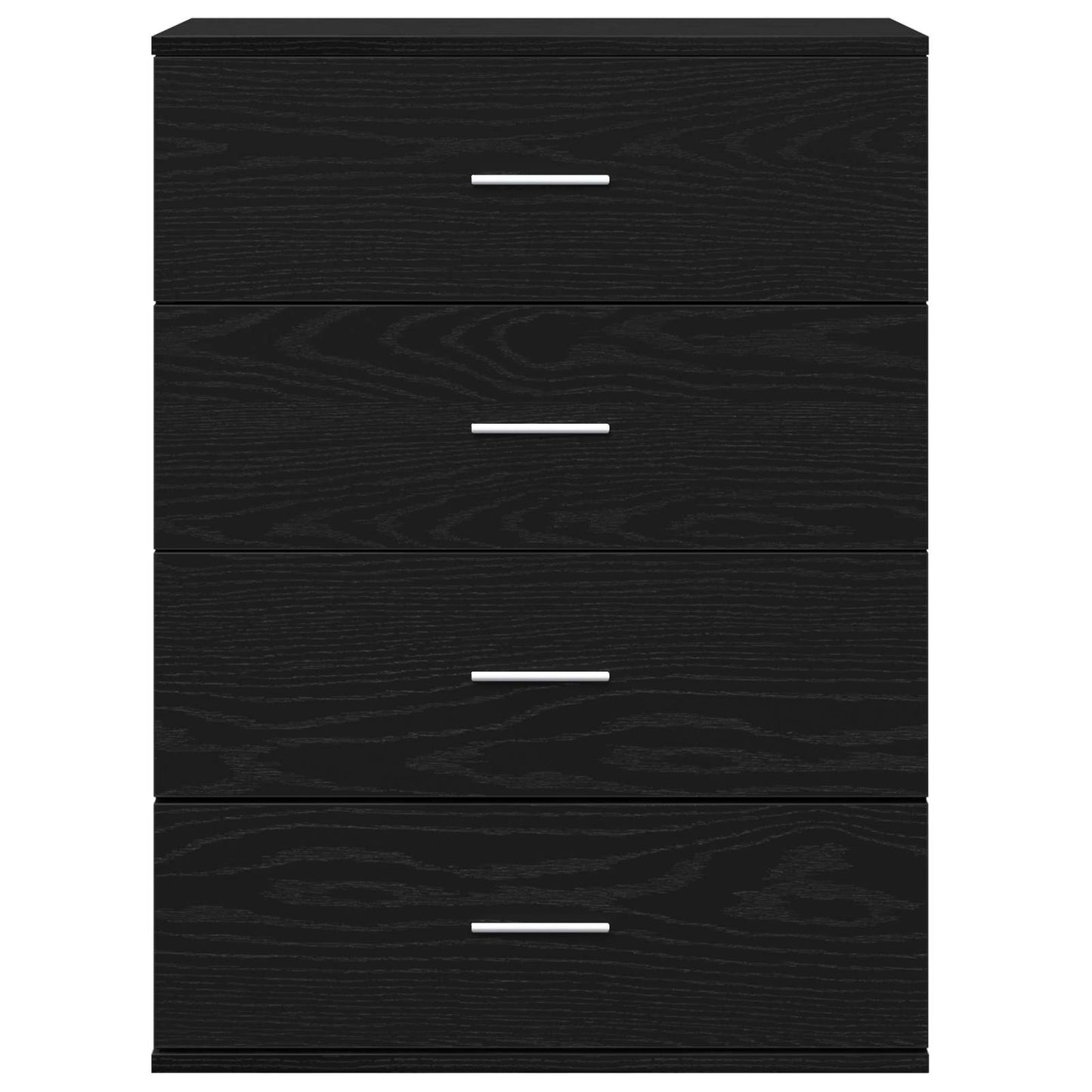Servírovací Skříň Černý Dub 60 X 39 X 80 Cm Kompozitní Dřevo