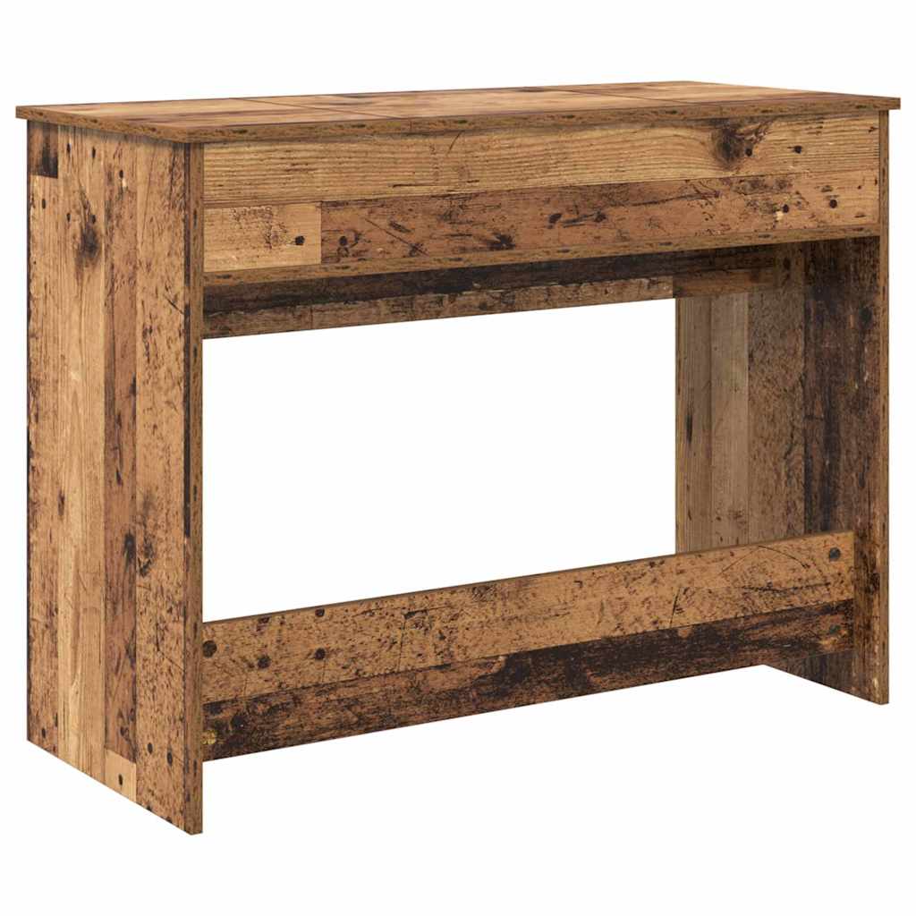 Kosmetický Stolek Se Zásuvkou Staré Dřevo 100 X 45 X 76 Cm