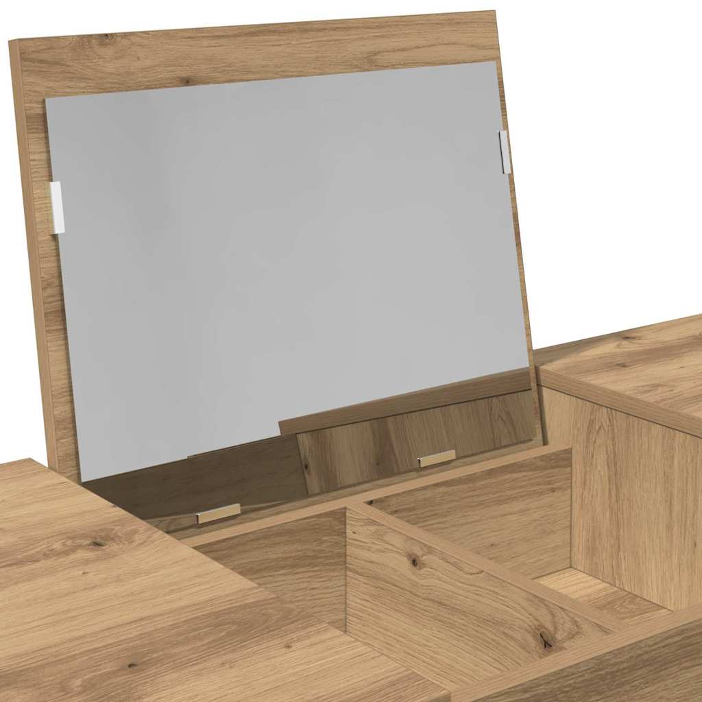 Kosmetický Stolek Artisanový Dub 100 X 45 X 76 Cm