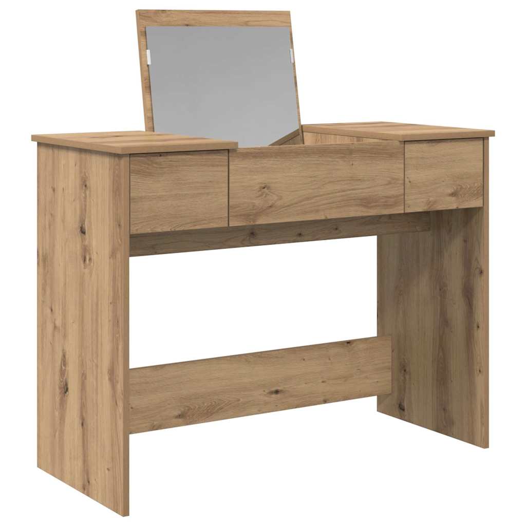 Kosmetický Stolek Artisanový Dub 100 X 45 X 76 Cm