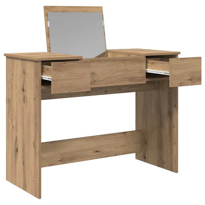 Kosmetický Stolek Artisanový Dub 100 X 45 X 76 Cm