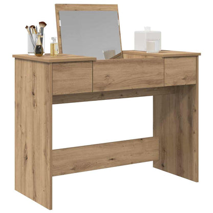 Kosmetický Stolek Artisanový Dub 100 X 45 X 76 Cm