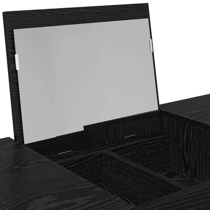 Kosmetický Stolek Se Zásuvkou Černý Dub 100 X 45 X 76 Cm