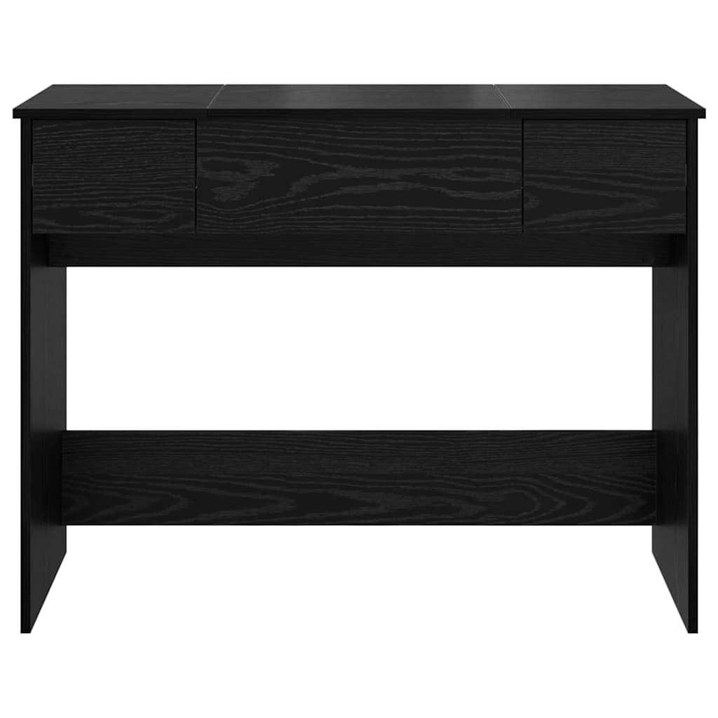 Kosmetický Stolek Se Zásuvkou Černý Dub 100 X 45 X 76 Cm