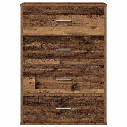 Servírovací Skříň Staré Dřevo 60 X 31 X 84 Cm Kompozitní Dřevo