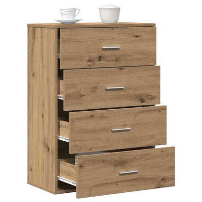 Servírovací Skříň Artisanový Dub 60 X 31 X 84 Cm