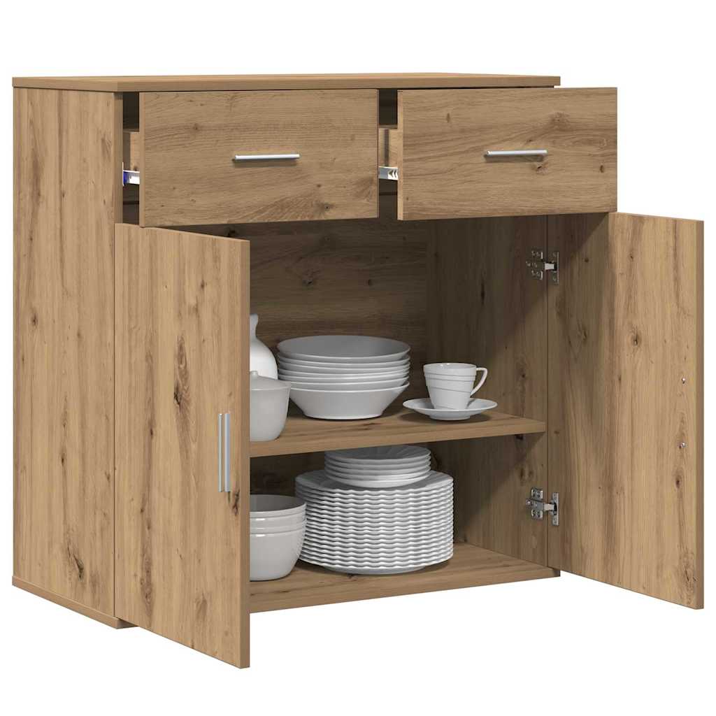 Servírovací Skříň Artisanový Dub 78 X 38 X 80 Cm