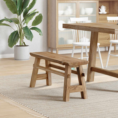 Lavice Přírodní 100 X 29 X 43,5 Cm Pevné Teakové Dřevo