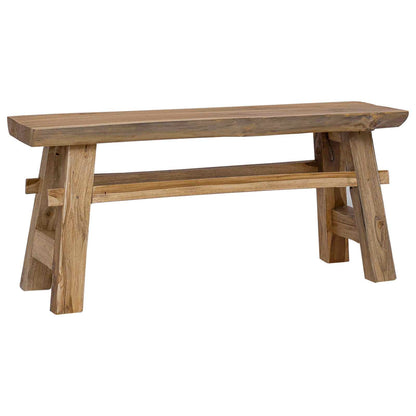 Lavice Přírodní 100 X 29 X 43,5 Cm Pevné Teakové Dřevo