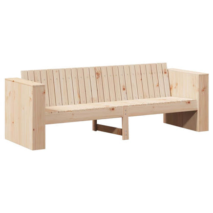 Zahradní Sofa Přírodní 185,5 X 60 X 62 Cm Masivní Borové Dřevo