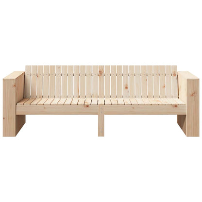 Zahradní Sofa Přírodní 185,5 X 60 X 62 Cm Masivní Borové Dřevo
